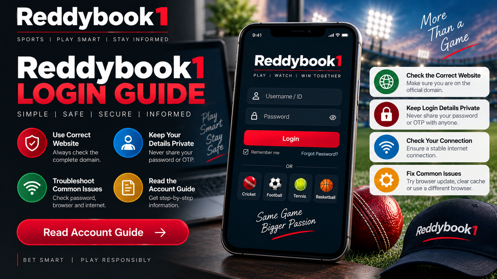 Reddybook1 login and account access information